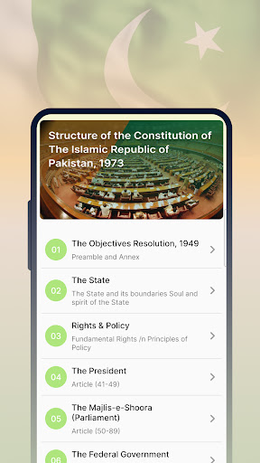 Constitution of Pakistan Screen 2
