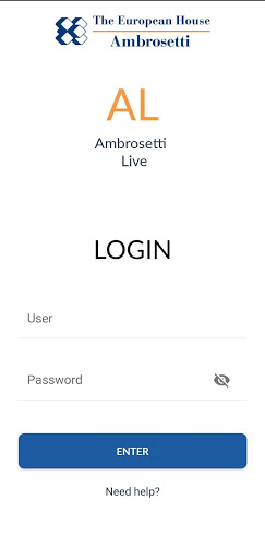 Android application Ambrosetti Live screenshort