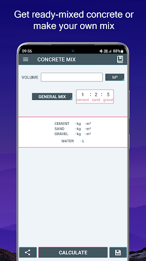 Concrete Calculator Screenshot 3 - AppWisp.com