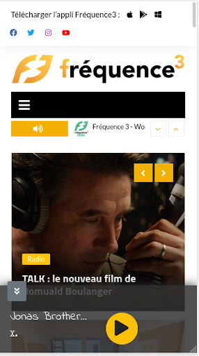 Android application Fréquence3 screenshort