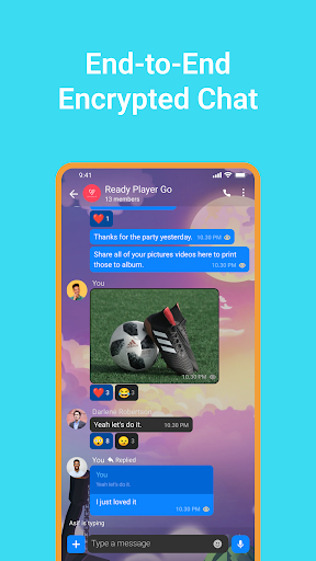 CommChat Messenger & Calls Screen 2