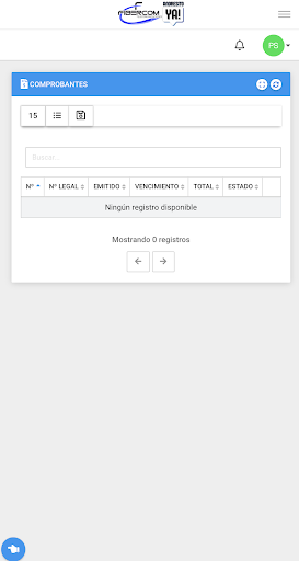 FiberCom Clientes Screen 2