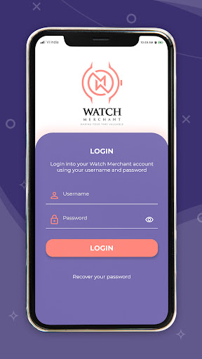 Android application My Watch Merchant screenshort