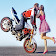 Moto Bike Stoppie Kiss wheelie Stunts icon
