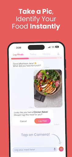 Screenshot of AI Calorie Counter Alarm