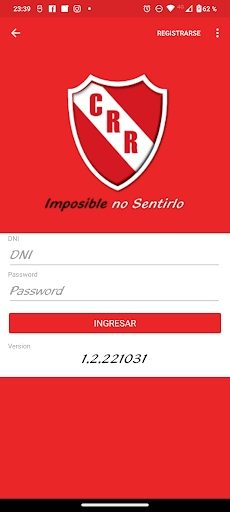 Android application Club Regatas Resistencia screenshort