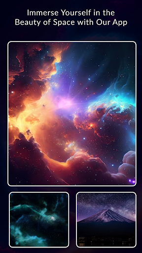 Android application Space and Galaxy Wallpaper HD screenshort