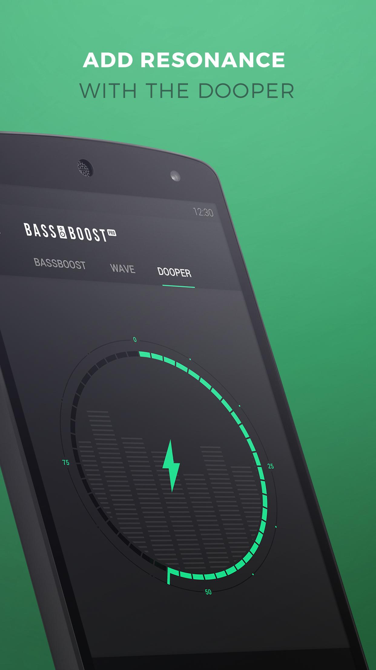 Android application Bass Booster PRO - Music EQ screenshort