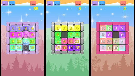 Sliding Numbers Puzzle - Magic