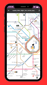 Captura de Pantalla 2 Mapa del metro de Viena 2023 android