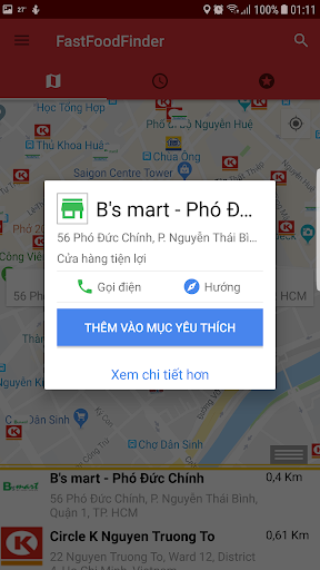 Store Finder - Near by convenience stores locator