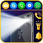 Cover Image of Download Flash on Call & SMS: Super LED  APK