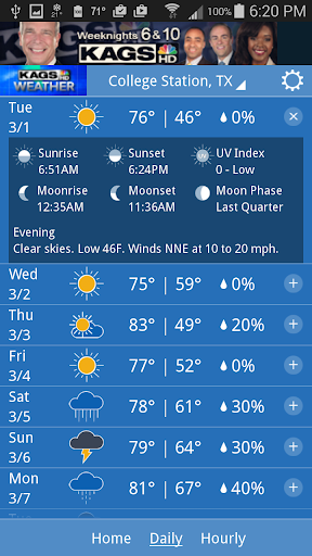 KAGS HD Weather Screen 2