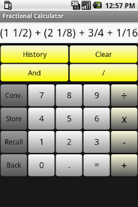 Calculatrice fractionnaire