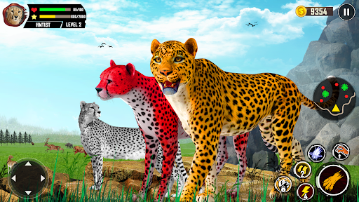 Android application Wild Cheetah Simulator Games screenshort