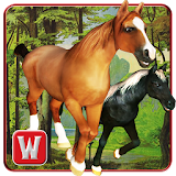 Wild Horse Race Simulator 3D icon