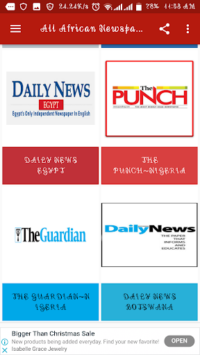 ALL AFRICAN NEWSPAPERS