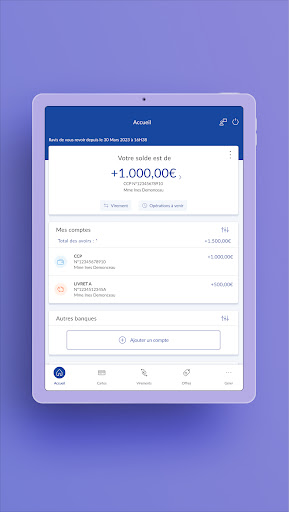 Screenshot of La Banque Postale