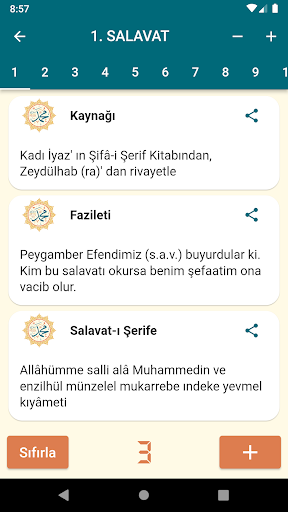 Salavat-ı Şerifeler Screen 2