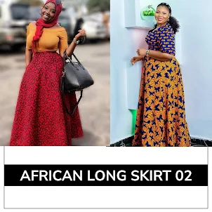 African Long Skirt 2023