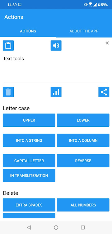 Text tools - 1.5 - (Android)