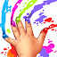 Finger paint: Baby coloring