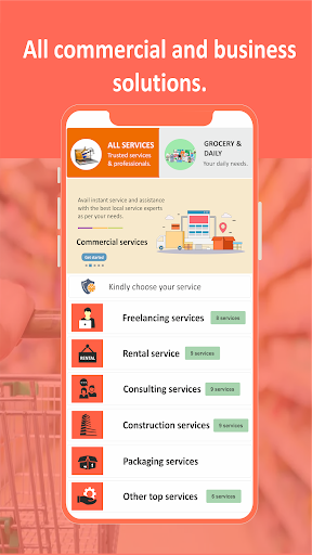 Tapmantra : Service & Shopping Screen 2