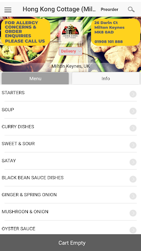 Hong Kong Cottage Takeaway Screen 3