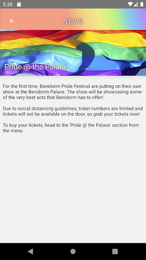 Benidorm Pride Festival Screen 2