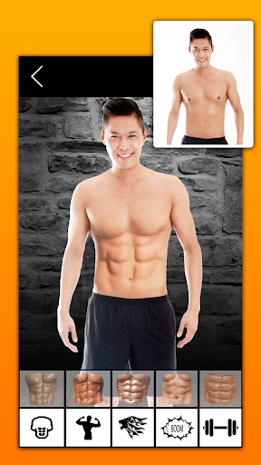 Android application Six Pack Photo Editor Real screenshort