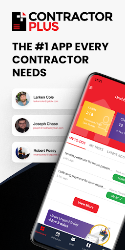 Android application Contractor+: Estimate, Invoice screenshort