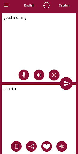 Android application Catalan - English Translator screenshort