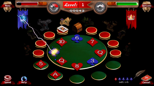 Holdem Solitaire Screen 2