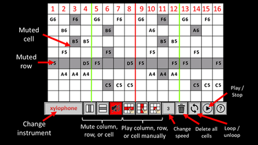 Android application Sound Matrix - Xylophone screenshort