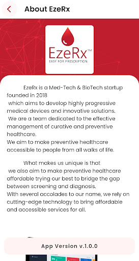 EzeCheck Plus Screen 2