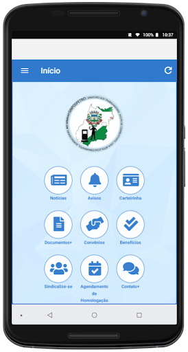 Android application Sinpospetro Rio Verde screenshort