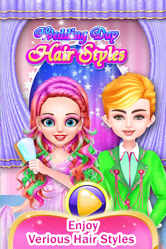 Android application Wedding day hairstyles screenshort