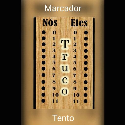 Marcador tento truco logo