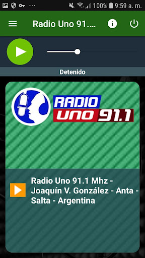 Radio Uno 91.1 - La Radio de D Screen 3