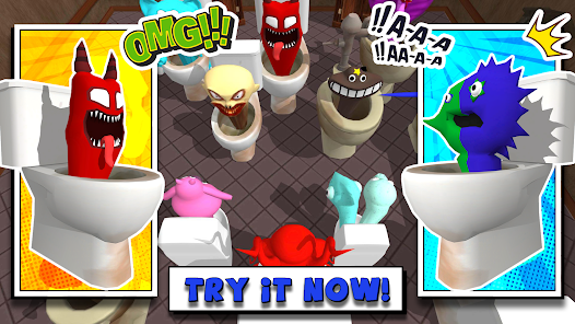 Screenshot 1 Monstruo de la fusión: Skibidi android
