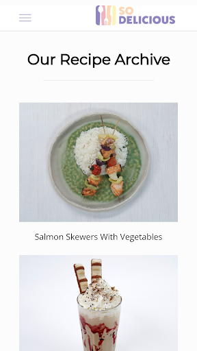 SoDelicious Recipes Screen 3