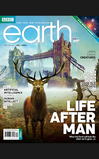 Screenshot of BBC Earth Magazine