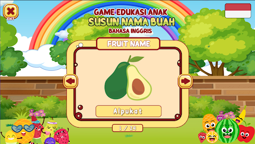 Susun Nama Buah Bahasa Inggris Screen 2