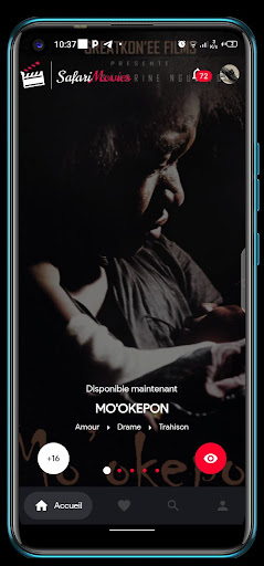 Android application SafariMovies screenshort