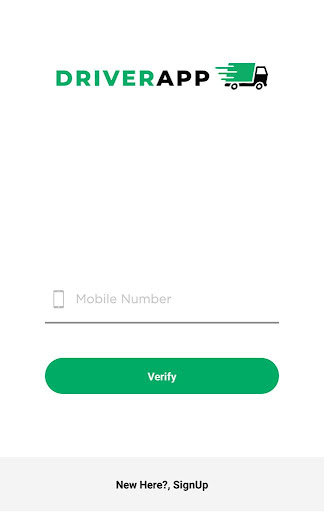 Android application Delivery Driver screenshort
