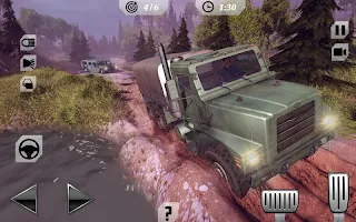 Offroad Trucker Muddy Car Driv - Screenshot 2