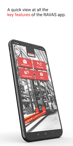 Android application RAVAS WeightsApp screenshort