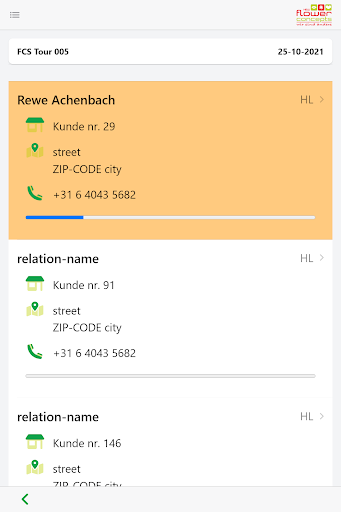 Android application HBW FC screenshort