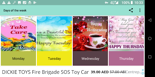 Captura de Pantalla 9 Days of the Week android