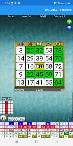 Android application TED Bingo screenshort